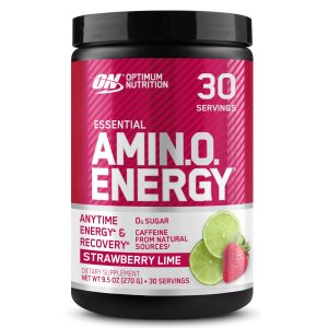 Optimum Nutrition Amino Energy Powder, Strawberry Lime, 9.5 Oz