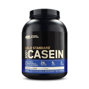Optimum Nutrition Gold Standard Casein Protein Powder, Cookies & Cream 4 LB