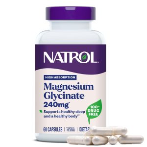 Natrol High Absorption Magnesium Glycinate 240 mg, 60 Capsules