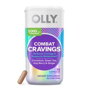 OLLY Combat Cravings, Metabolism Support, 1000 mcg Chromium - 30 Count