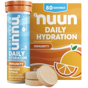 Nuun Immunity Electrolyte Tablets Orange Citrus, 8 Pack