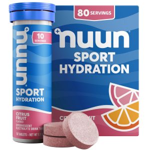 Nuun Sport Electrolyte Tablets Citrus Fruit, GF & Vegan, 8 Pack